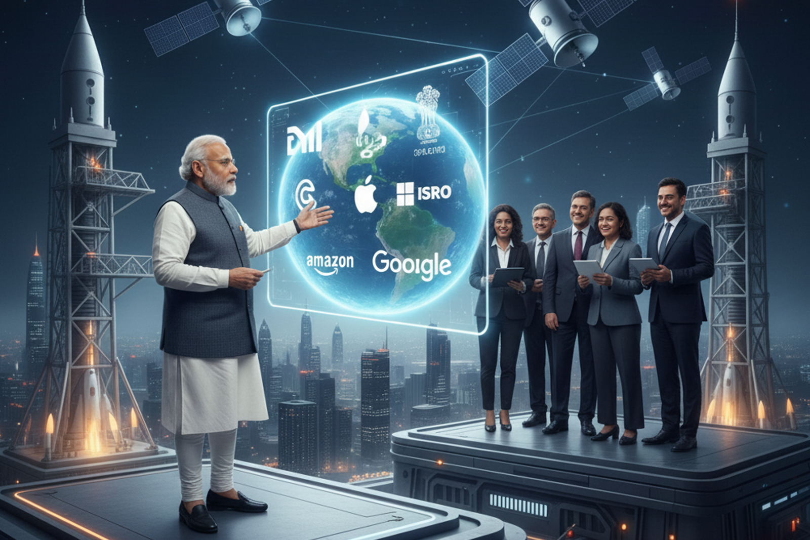 PM Modi: Global Tech Giants Keen to Join India’s SpaceTech Journey